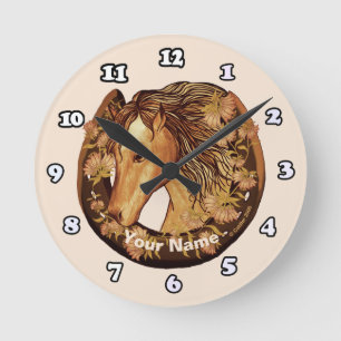Glückliches Pferd  Uhr