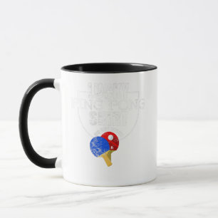 Glückliches Ping Pong Lustig Für Tischtennisspiele Tasse