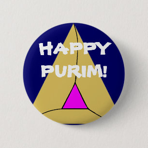 GLÜCKLICHES PURIM! Knopf Button
