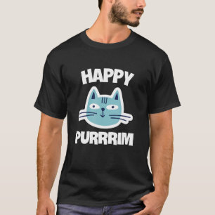 Glückliches Purrrim-Kitty-Katze-Jüdisches-Purim-Ko T-Shirt