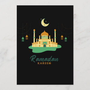 Glückliches Ramadan Kareem und Eid Mubarak 2026 Einladung
