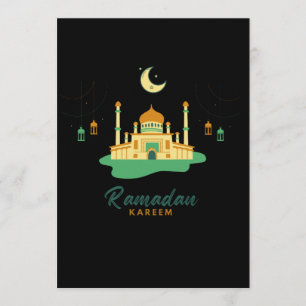 Glückliches Ramadan Kareem und Eid Mubarak 2026 Einladung