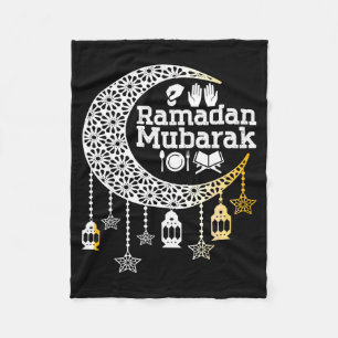 Glückliches Ramadan Mubarak islamische Kalligrafie Fleecedecke