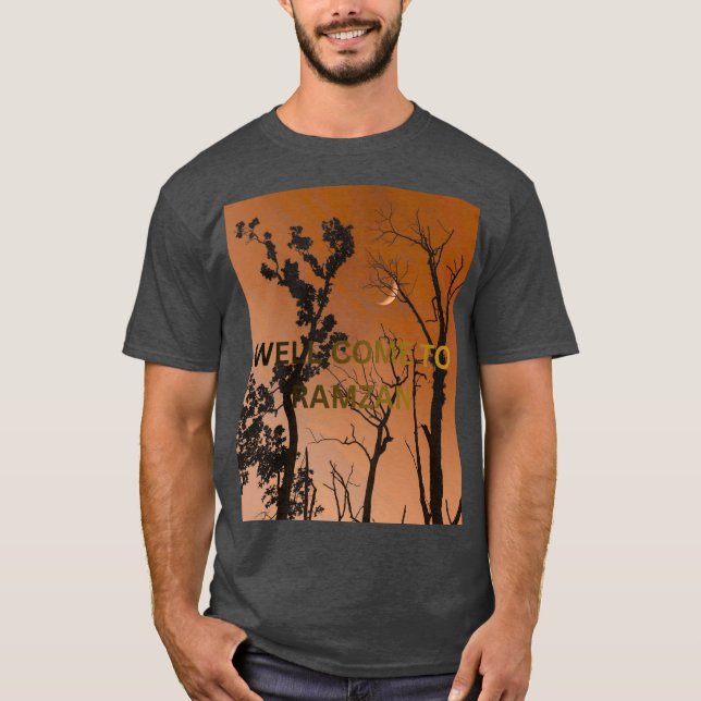 GLÜCKLICHES RAMZAN T-Shirt (Vorderseite)