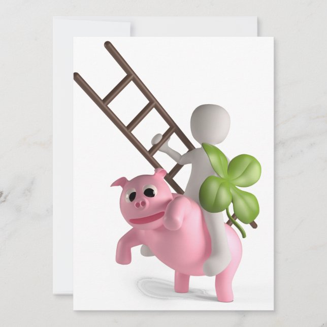 glückliches Schwein (Vorderseite)