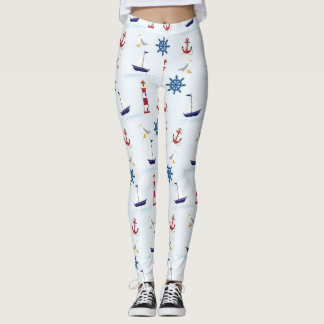Glückliches Segeln-SeeLeggings Leggings
