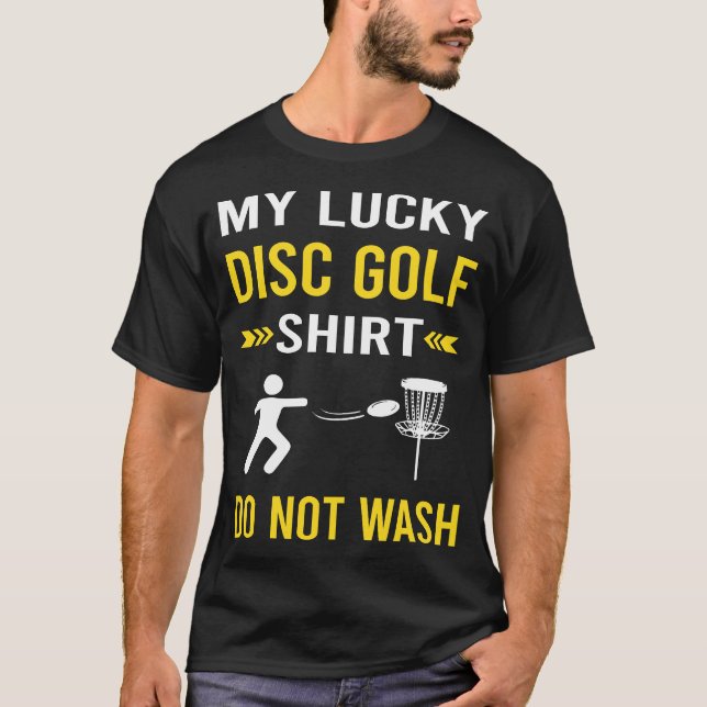 Glückliches Shirt Disk Golf (Vorderseite)