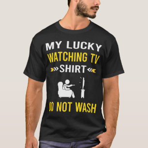 Glückliches Shirt Fernsehen