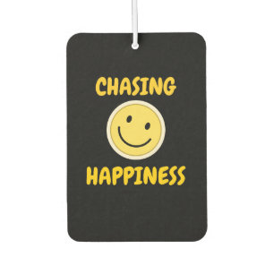 Glückliches Smiley-Gesicht Positiv Autolufterfrischer