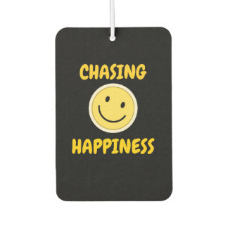 Glückliches Smiley-Gesicht Positiv Autolufterfrischer