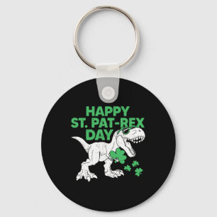 Glückliches St. Pat Rex Day-Shirt St. Patrick Dino Schlüsselanhänger