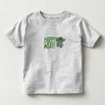 Glückliches St. Patrick's Day Rüschen-T-Shirt