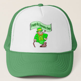 Glückliches St. Patricks Day Truckerkappe