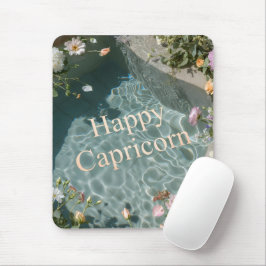 Glückliches Steinbock-Mauspad Mousepad