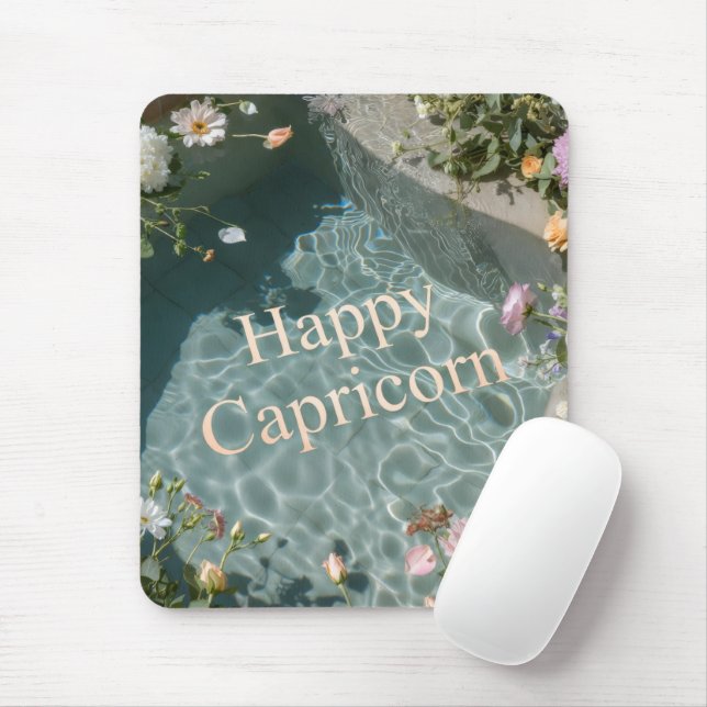 Glückliches Steinbock-Mauspad Mousepad (Mit Mouse)