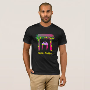 Glückliches Sukkot, personalisiert T-Shirt