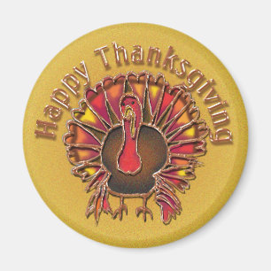 GLÜCKLICHES THANKGIVING DIE TÜRKEI durch SHARON Magnet