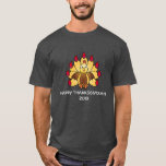 GLÜCKLICHES THANKSGIVIKKAH T-Shirt<br><div class="desc">Nonne, verschlingen, heuen, Shin! Am 28. November 2013 stimmen Erntedank und der erste Tag von Chanukka überein. Verfehlen Sie nicht diese Sobald-in-einäone Gelegenheit, alles zu feiern, das jüdisch und amerikanisch ist.</div>