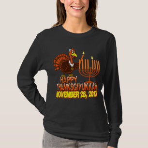 Glückliches Thanksgivukkah - Thankgiving Chanukka T-Shirt