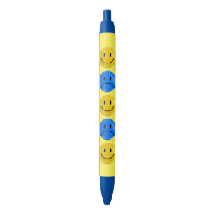 Glückliches trauriges Bi-polarer Stift