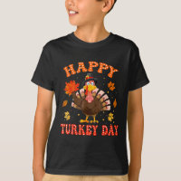 Glückliches Truthahntag-Shirt für Frauen Glücklich