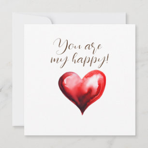 Glückliches Valentinsherz Feiertagskarte