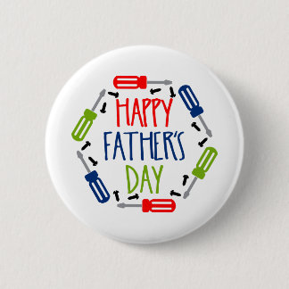 Glückliches Vatertags-beststes Vater-Geschenk Button