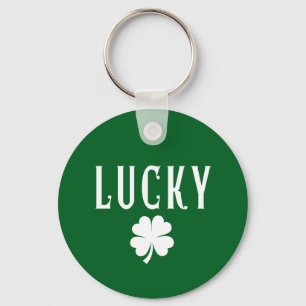 Glückliches Vier-Blatt-Kleeblatt St. Patrick's  Schlüsselanhänger
