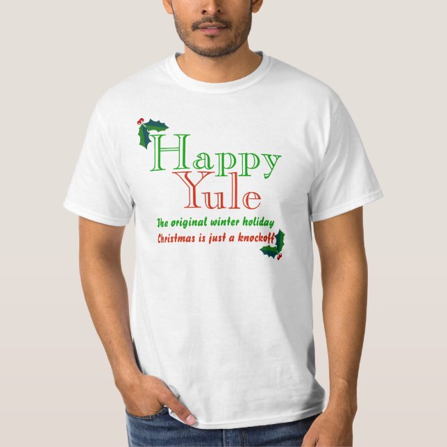 Glückliches Weihnachten T-Shirt (Vorderseite)