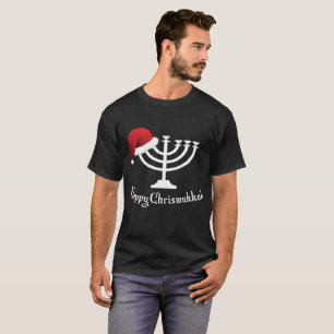 Glückliches Weihnachtschanukka-T-Shirt Chrismukka T-Shirt