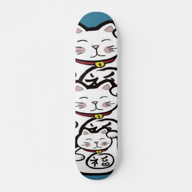 Glücklichkatzen Skateboard (Vorne)