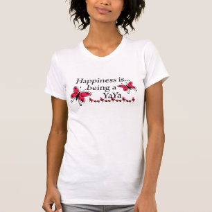 Glücklichsein Ist Ein YaYa SCHMETTERLING T-Shirt