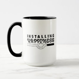 Glücklichsein und glückliches Leben Tasse