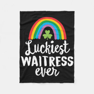 Glücklichste Bedienung Aller Zeiten St. Patrick's Fleecedecke