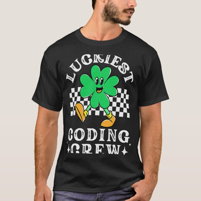Glücklichste Coding Crew Comp Sci Computer Science T-Shirt (Vorderseite)