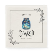 Glücklichste Diwali Aquarellsterne individuell anp