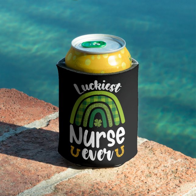 Glücklichste Krankenschwester je St Patrick's Day Dosenkühler (In Situ Pool)
