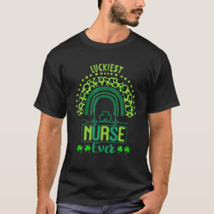Glücklichste Krankenschwester je St Patrick's Day T-Shirt