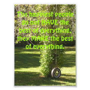 Glücklichste Leute Fotodruck