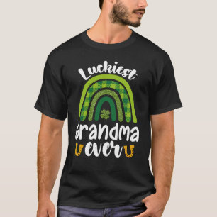 Glücklichste Oma überhaupt Familie St. Patrick's D T-Shirt