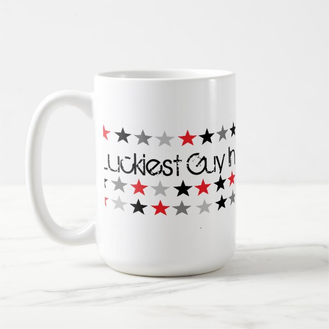 Glücklichste Typ-Kaffee-Tasse Kaffeetasse (Links)