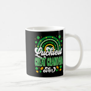 Glücklichste Urgroßmutter Shamrocks Glückspilz Kaffeetasse