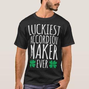 Glücklichster Accordion Maker je St Patricks Day T-Shirt