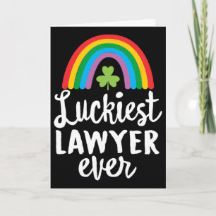Glücklichster Anwalt Aller Zeiten St. Patrick's Da Karte