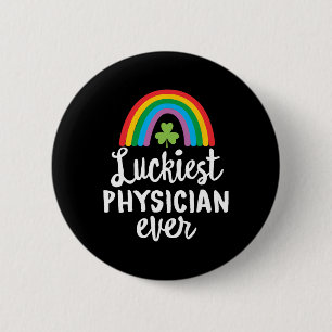 Glücklichster Arzt Aller Zeiten St. Patrick's Day Button