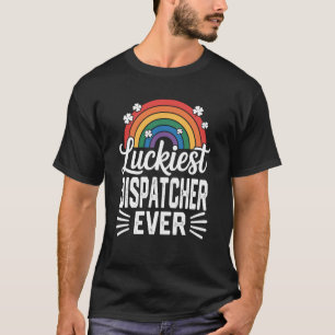 Glücklichster Dispatcher Aller Zeiten St Patricks  T-Shirt