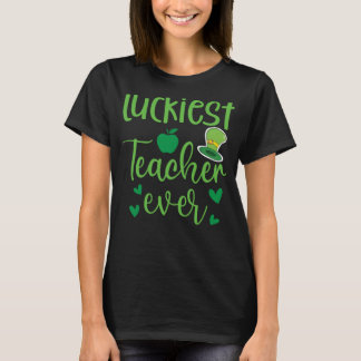 Glücklichster Lehrer je Happy Saint Patrick's Day T-Shirt