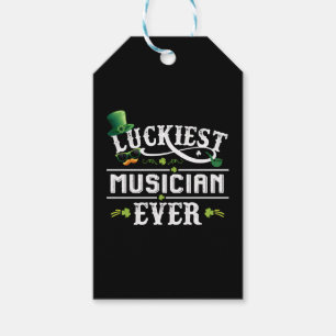 Glücklichster Musiker je Leprechaun St Patrick Day Geschenkanhänger