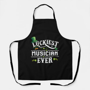 Glücklichster Musiker je Leprechaun St Patrick Day Schürze