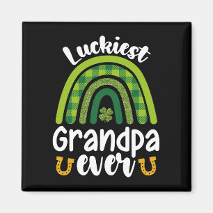 Glücklichster Opa Aller Zeiten Familie St. Patrick Magnet